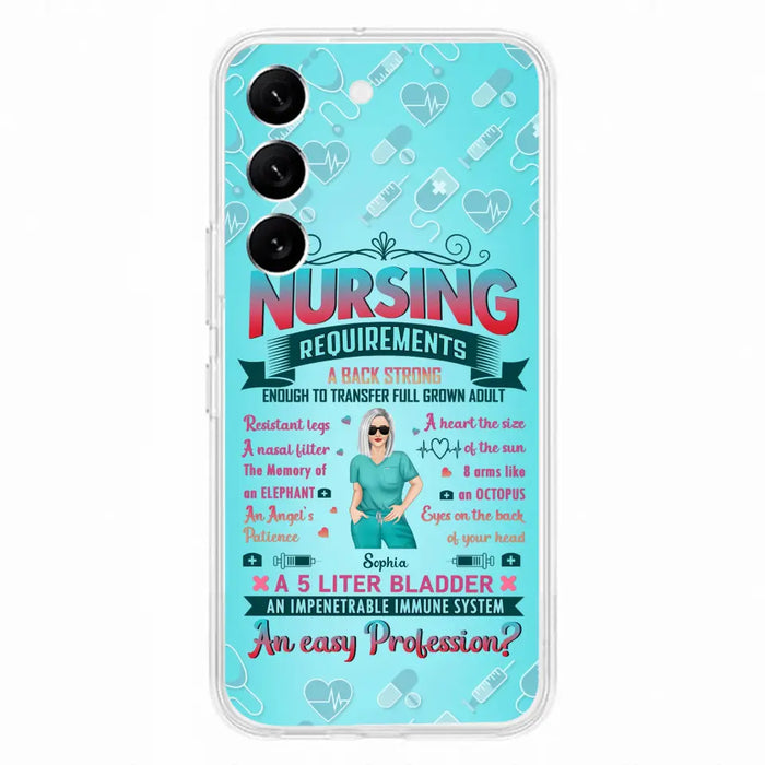 Custom Personalized Nurse Phone Case For iPhone/ Samsung - Nurse/ Birthday Gift Idea - Nursing Requirements