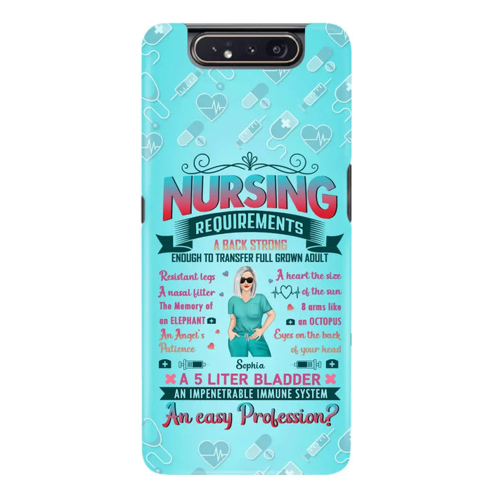 Custom Personalized Nurse Phone Case For iPhone/ Samsung - Nurse/ Birthday Gift Idea - Nursing Requirements