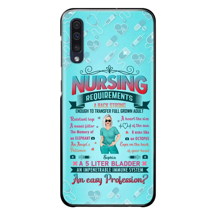 Custom Personalized Nurse Phone Case For iPhone/ Samsung - Nurse/ Birthday Gift Idea - Nursing Requirements