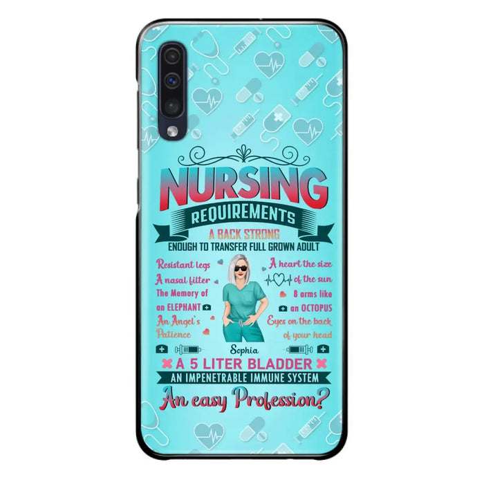 Custom Personalized Nurse Phone Case For iPhone/ Samsung - Nurse/ Birthday Gift Idea - Nursing Requirements