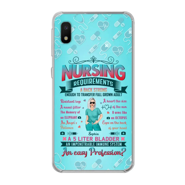 Custom Personalized Nurse Phone Case For iPhone/ Samsung - Nurse/ Birthday Gift Idea - Nursing Requirements