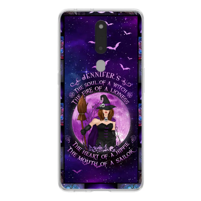 Custom Personalized Witch Purple Phone Case - Halloween Gift Idea - The Soul Of A Witch The Fire Of A Lioness - Case for Xiaomi/ Oppo/ Huawei