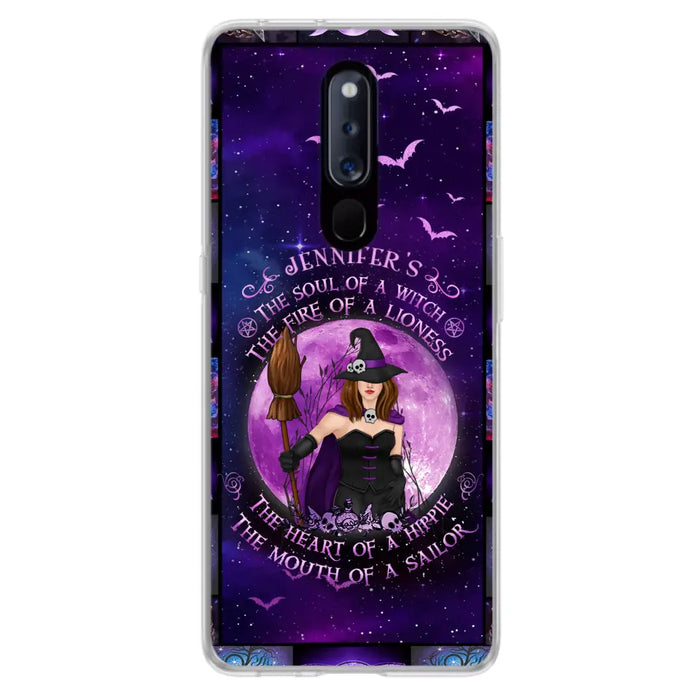 Custom Personalized Witch Purple Phone Case - Halloween Gift Idea - The Soul Of A Witch The Fire Of A Lioness - Case for Xiaomi/ Oppo/ Huawei