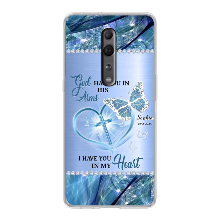 Custom Personalized Memorial Phone Case - Memorial Gift Idea For Family Member - God Has You In His Arms I Have You in My Heart - Case For Xiaomi/ Oppo/ Huawei