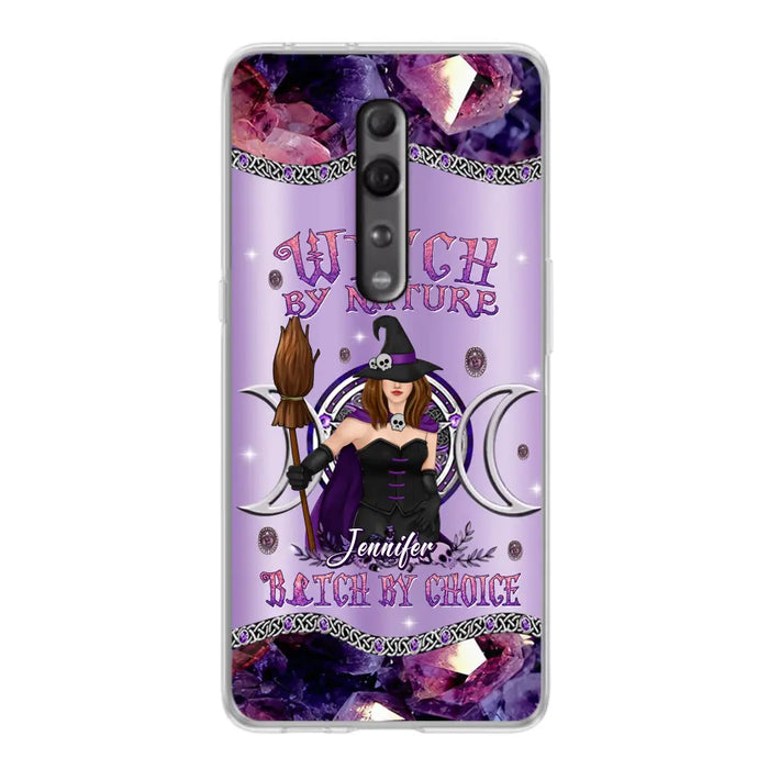 Custom Personalized Sparkling Witch Phone Case - Halloween Gift Idea - Witch By Birth - Case For Xiaomi/ Oppo/ Huawei