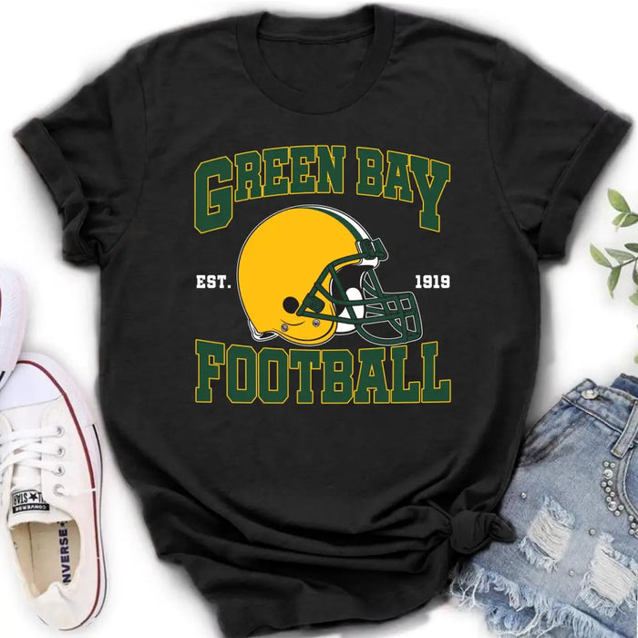 Custom Personalized Green Bay Football T-shirt - Gift Idea For Sports Lover