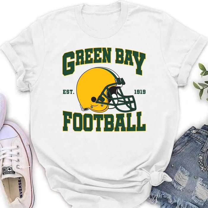 Custom Personalized Green Bay Football T-shirt - Gift Idea For Sports Lover