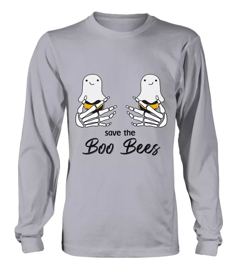Custom Personalized Funny Save The Boo Bees T-shirt/ Long Sleeve/ Sweatshirt/ Hoodie - Gift Idea For Friend/ Sister/ Mother