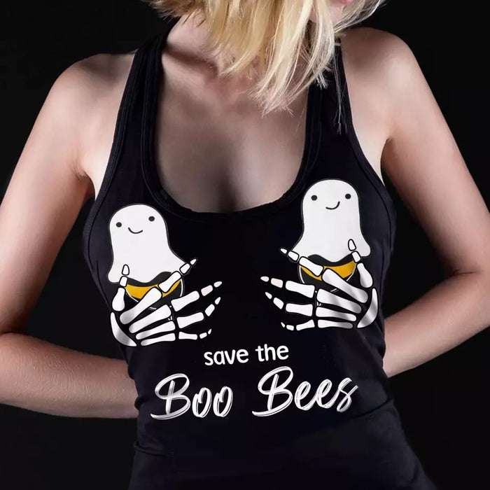 Custom Personalized Funny Save The Boo Bees AOP Tank Top - Gift Idea For Friend/ Sister/ Mother