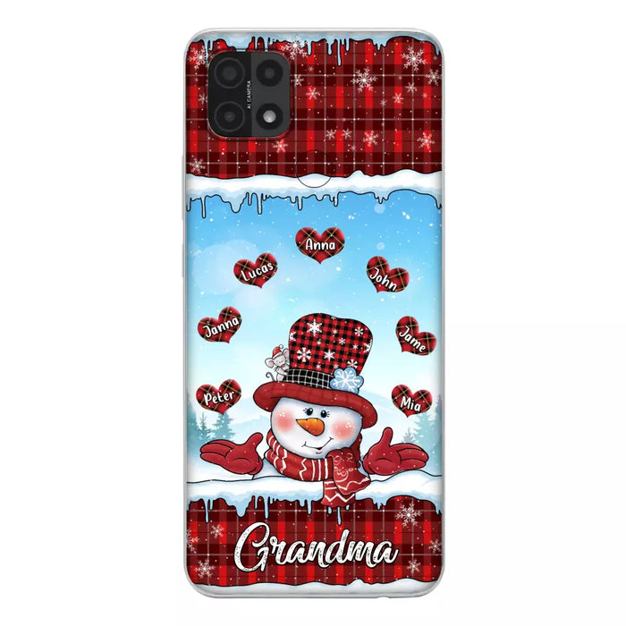 Custom Personalized Grandma Children Phone Case - Christmas Gift For Grandma/ Mom - Upto 7 Kids - Case For Xiaomi/ Oppo/ Huawei