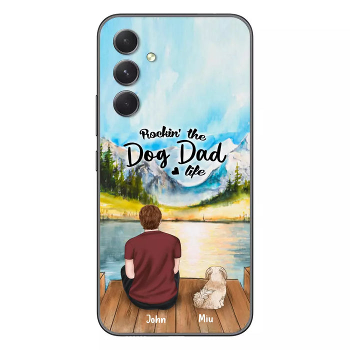 Personalized Pet Mom/Dad Phone Case - Chubby or Slim with up to 7 Pets