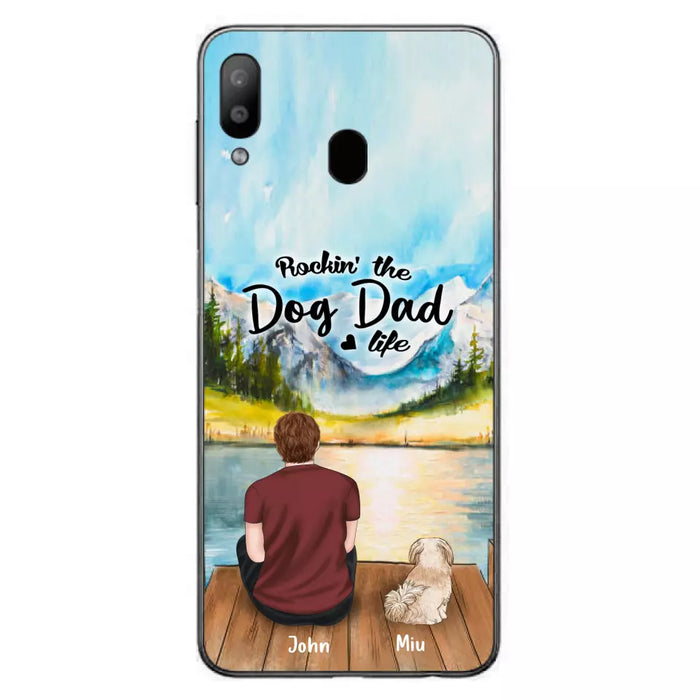 Personalized Pet Mom/Dad Phone Case - Chubby or Slim with up to 7 Pets