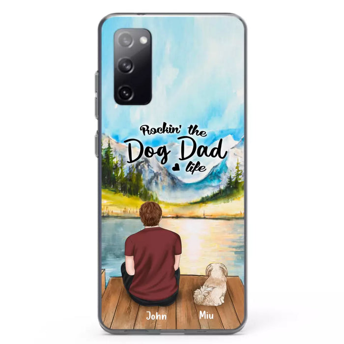 Personalized Pet Mom/Dad Phone Case - Chubby or Slim with up to 7 Pets