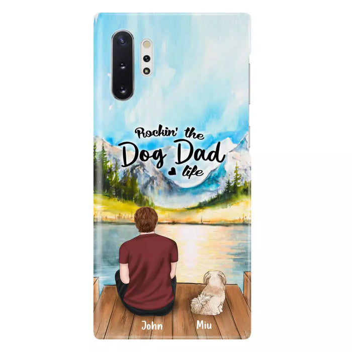 Personalized Pet Mom/Dad Phone Case - Chubby or Slim with up to 7 Pets