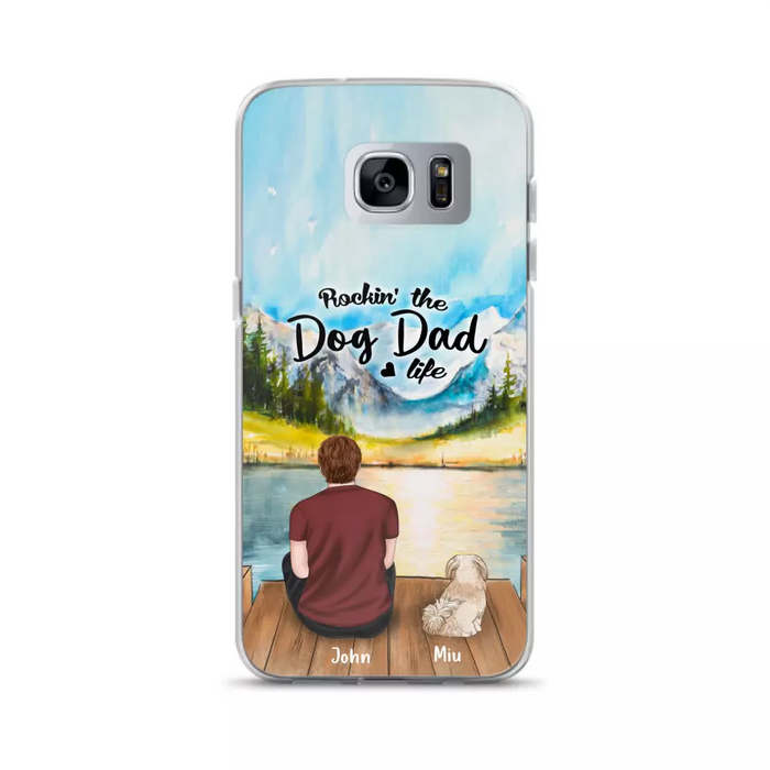 Personalized Pet Mom/Dad Phone Case - Chubby or Slim with up to 7 Pets