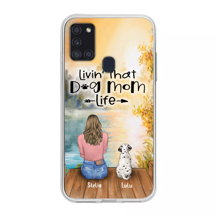 Custom Personalized Dog Mom Phone Case - Gift for Dog Lovers - iPhone & Samsung Case with upto 4 Dogs