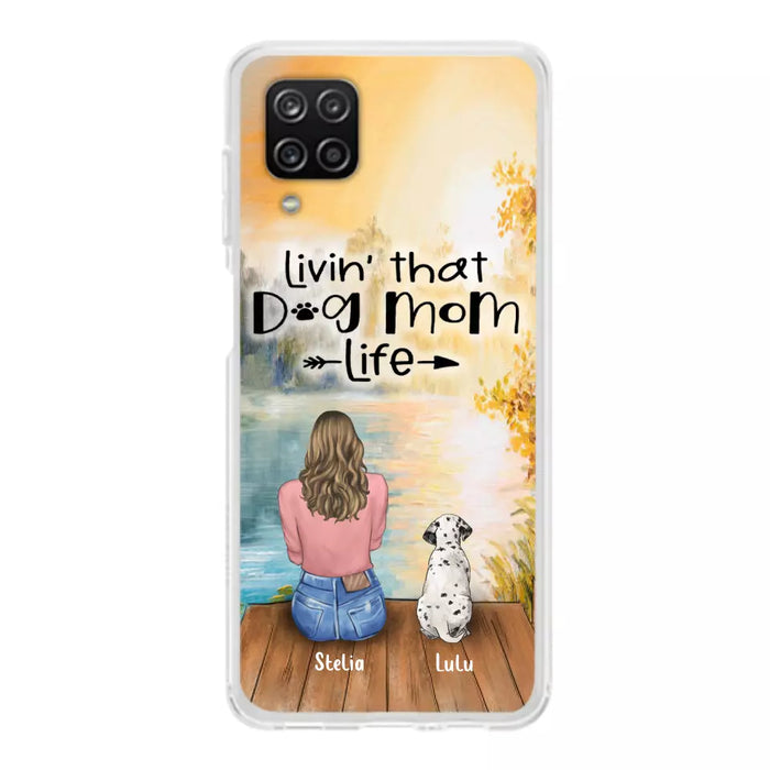 Custom Personalized Dog Mom Phone Case - Gift for Dog Lovers - iPhone & Samsung Case with upto 4 Dogs