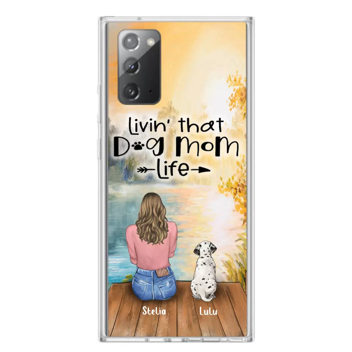 Custom Personalized Dog Mom Phone Case - Gift for Dog Lovers - iPhone & Samsung Case with upto 4 Dogs