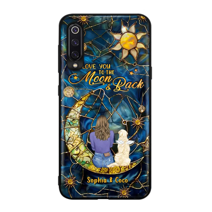 Custom Personalized Memorial Pet Phone Case - Memorial Gift Idea For Pet Lover - Case For Xiaomi/ Oppo/ Huawei - I Love You To The Moon & Back