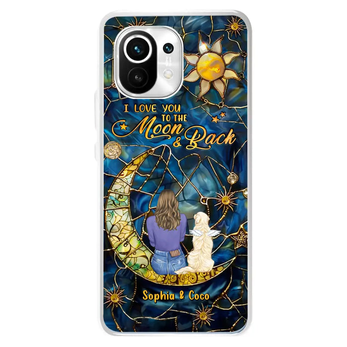 Custom Personalized Memorial Pet Phone Case - Memorial Gift Idea For Pet Lover - Case For Xiaomi/ Oppo/ Huawei - I Love You To The Moon & Back