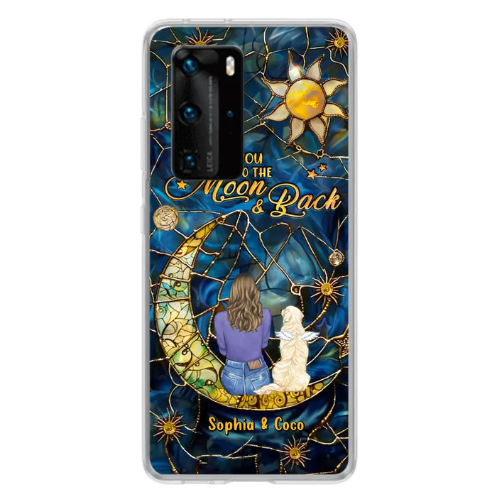 Custom Personalized Memorial Pet Phone Case - Memorial Gift Idea For Pet Lover - Case For Xiaomi/ Oppo/ Huawei - I Love You To The Moon & Back