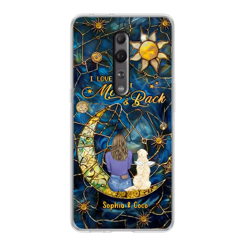 Custom Personalized Memorial Pet Phone Case - Memorial Gift Idea For Pet Lover - Case For Xiaomi/ Oppo/ Huawei - I Love You To The Moon & Back