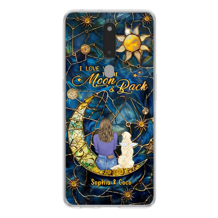 Custom Personalized Memorial Pet Phone Case - Memorial Gift Idea For Pet Lover - Case For Xiaomi/ Oppo/ Huawei - I Love You To The Moon & Back