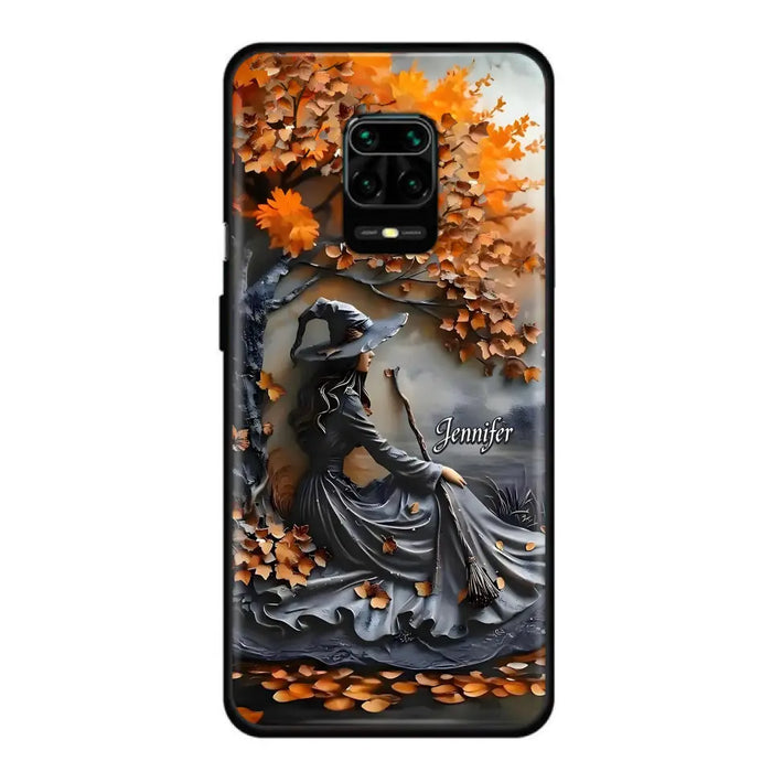 Custom Personalized Witch Broom Phone Case - Halloween/ Birthday Gift Idea For Yourself, Women, Witch Lovers - Case For Xiaomi/ Oppo/ Huawei