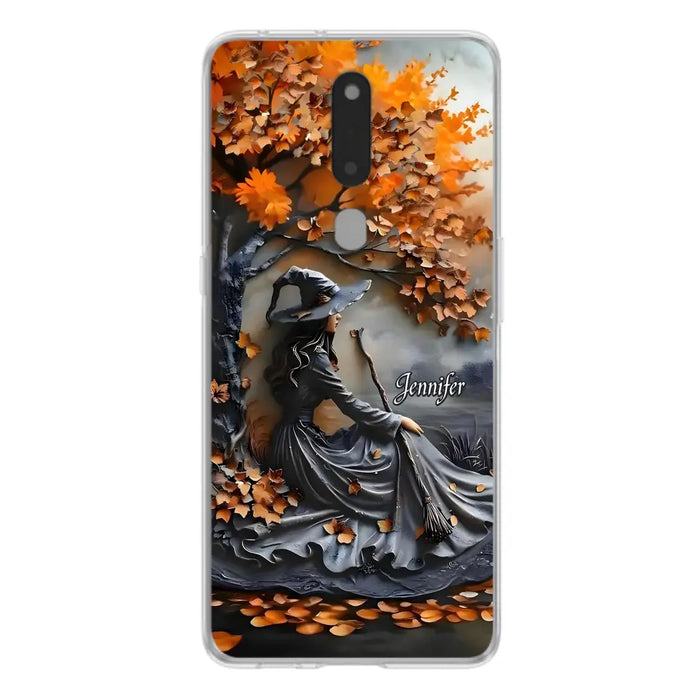 Custom Personalized Witch Broom Phone Case - Halloween/ Birthday Gift Idea For Yourself, Women, Witch Lovers - Case For Xiaomi/ Oppo/ Huawei