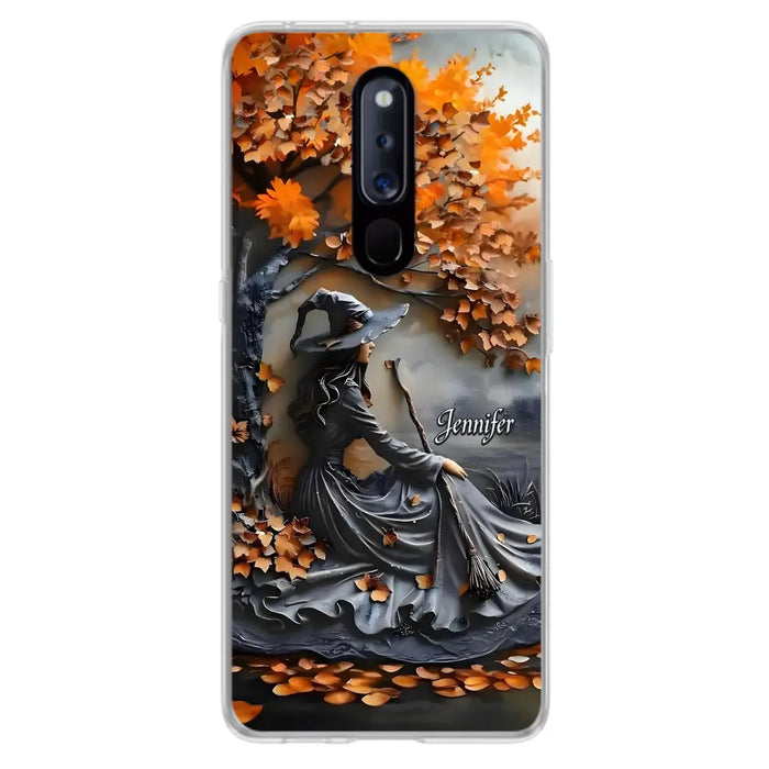 Custom Personalized Witch Broom Phone Case - Halloween/ Birthday Gift Idea For Yourself, Women, Witch Lovers - Case For Xiaomi/ Oppo/ Huawei