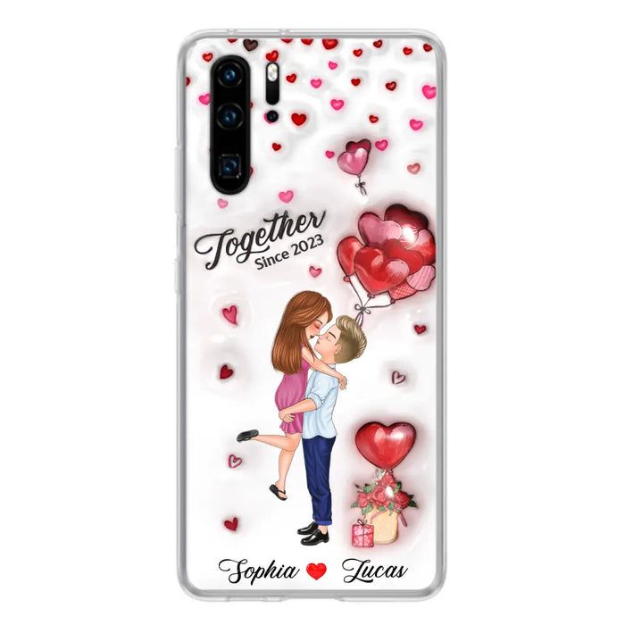 Custom Personalized Couple 3D Phone Case - Gift Idea For Couple - Case For Xiaomi/ Oppo/ Huawei - Together Since