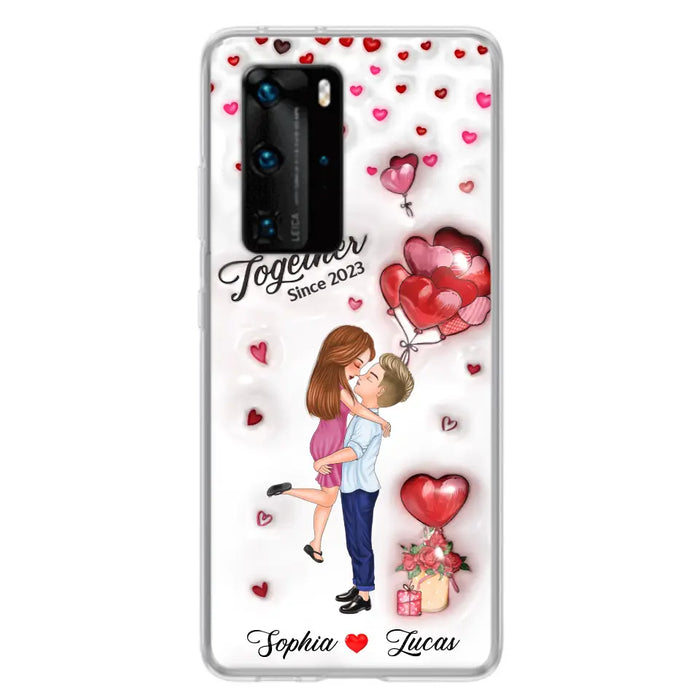 Custom Personalized Couple 3D Phone Case - Gift Idea For Couple - Case For Xiaomi/ Oppo/ Huawei - Together Since