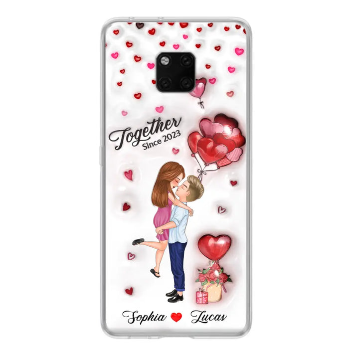 Custom Personalized Couple 3D Phone Case - Gift Idea For Couple - Case For Xiaomi/ Oppo/ Huawei - Together Since