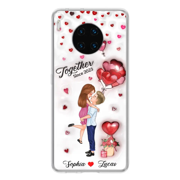 Custom Personalized Couple 3D Phone Case - Gift Idea For Couple - Case For Xiaomi/ Oppo/ Huawei - Together Since