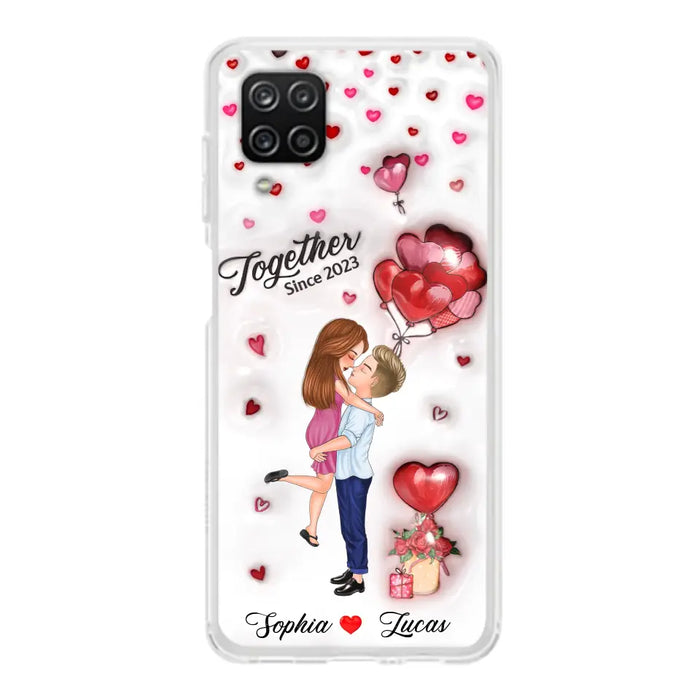 Custom Personalized Couple 3D Phone Case - Gift Idea For Couple - Case For iPhone/ Samsung - Together Since