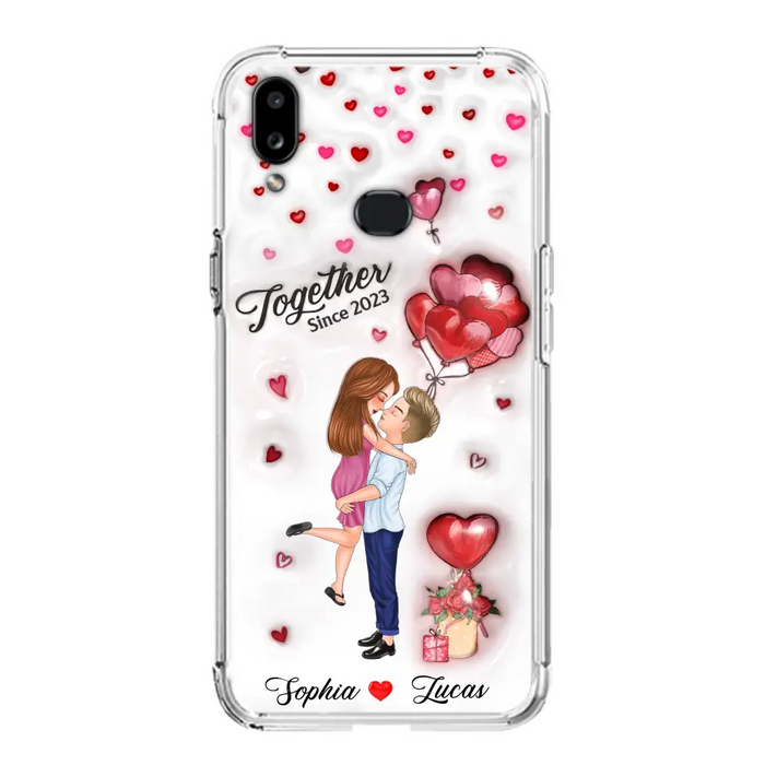 Custom Personalized Couple 3D Phone Case - Gift Idea For Couple - Case For iPhone/ Samsung - Together Since