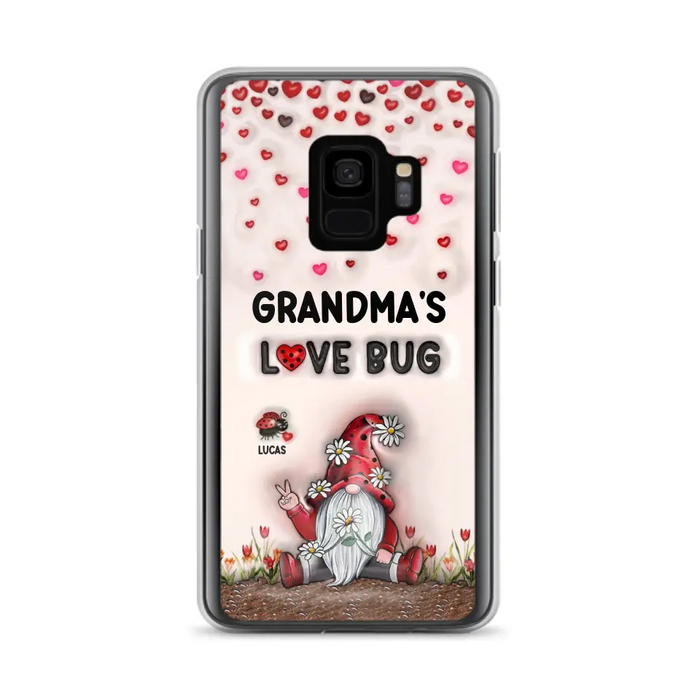 Custom Personalized Grandma's Love Bugs Phone Case - Upto 12 Kids - Mother's Day Gift Idea for Grandma/ Mom - Case for iPhone/ Samsung