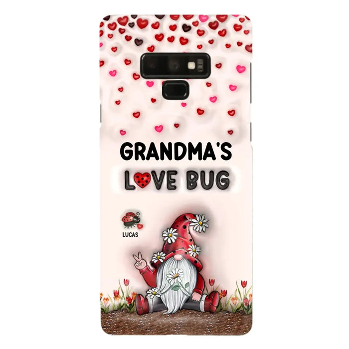 Custom Personalized Grandma's Love Bugs Phone Case - Upto 12 Kids - Mother's Day Gift Idea for Grandma/ Mom - Case for iPhone/ Samsung