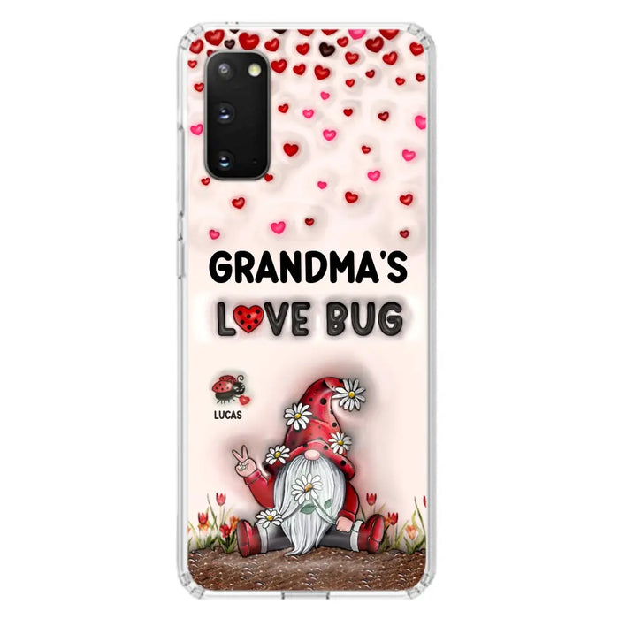 Custom Personalized Grandma's Love Bugs Phone Case - Upto 12 Kids - Mother's Day Gift Idea for Grandma/ Mom - Case for iPhone/ Samsung