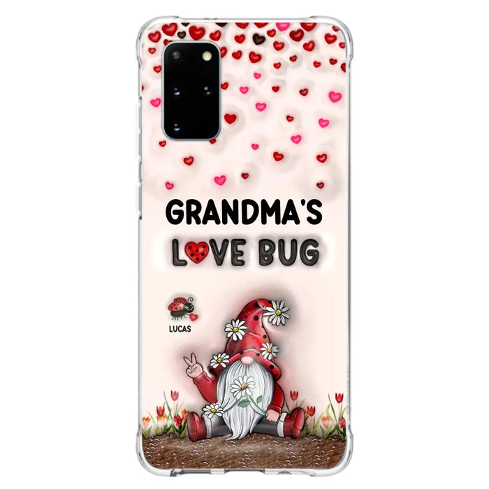 Custom Personalized Grandma's Love Bugs Phone Case - Upto 12 Kids - Mother's Day Gift Idea for Grandma/ Mom - Case for iPhone/ Samsung