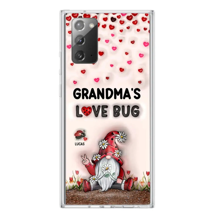 Custom Personalized Grandma's Love Bugs Phone Case - Upto 12 Kids - Mother's Day Gift Idea for Grandma/ Mom - Case for iPhone/ Samsung