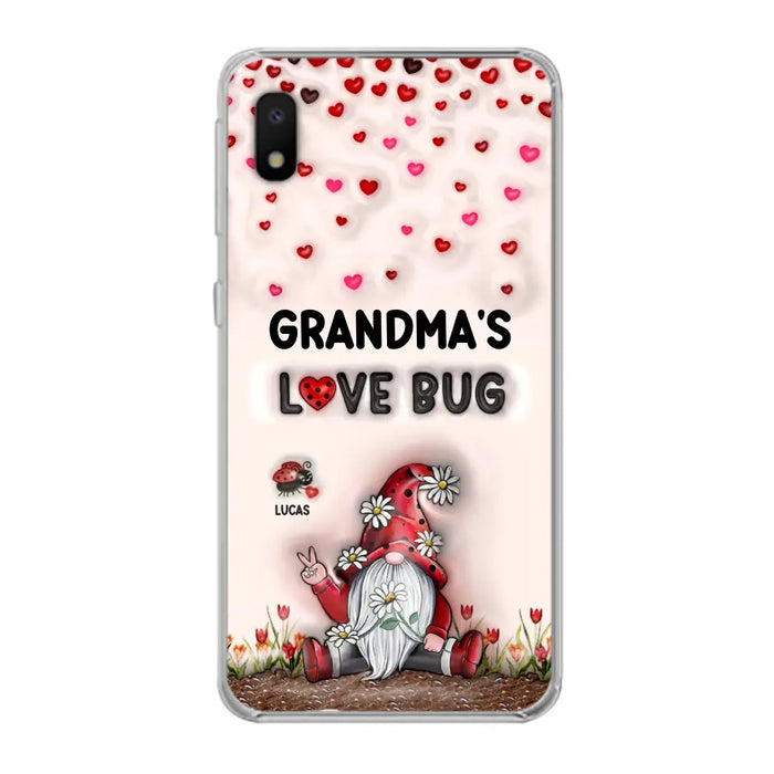 Custom Personalized Grandma's Love Bugs Phone Case - Upto 12 Kids - Mother's Day Gift Idea for Grandma/ Mom - Case for iPhone/ Samsung