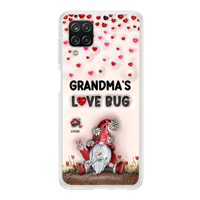 Custom Personalized Grandma's Love Bugs Phone Case - Upto 12 Kids - Mother's Day Gift Idea for Grandma/ Mom - Case for iPhone/ Samsung