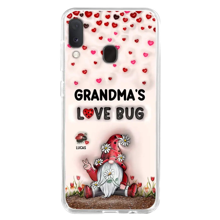 Custom Personalized Grandma's Love Bugs Phone Case - Upto 12 Kids - Mother's Day Gift Idea for Grandma/ Mom - Case for iPhone/ Samsung