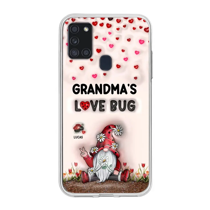 Custom Personalized Grandma's Love Bugs Phone Case - Upto 12 Kids - Mother's Day Gift Idea for Grandma/ Mom - Case for iPhone/ Samsung