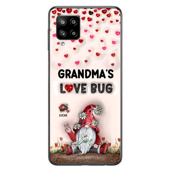 Custom Personalized Grandma's Love Bugs Phone Case - Upto 12 Kids - Mother's Day Gift Idea for Grandma/ Mom - Case for iPhone/ Samsung