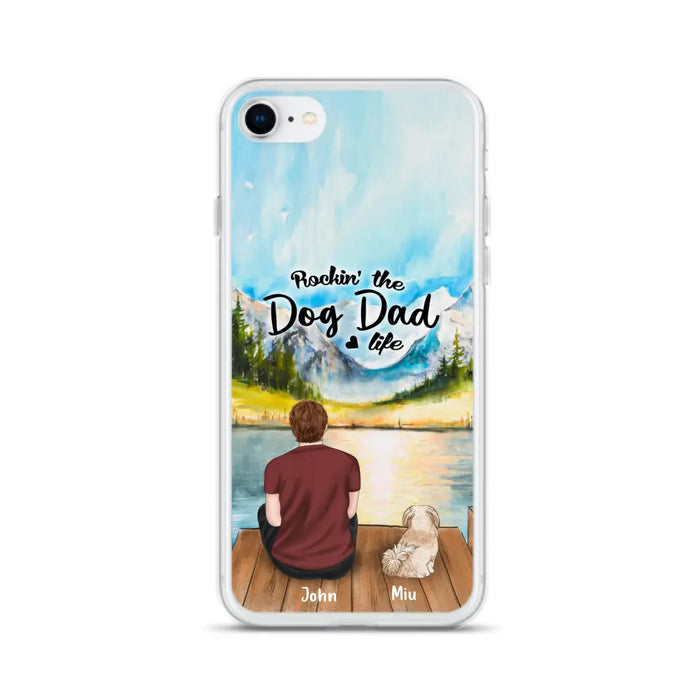 Personalized Pet Mom/Dad Phone Case - Chubby or Slim with up to 7 Pets