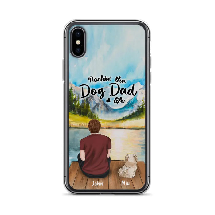 Personalized Pet Mom/Dad Phone Case - Chubby or Slim with up to 7 Pets