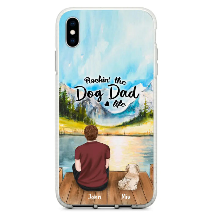 Personalized Pet Mom/Dad Phone Case - Chubby or Slim with up to 7 Pets