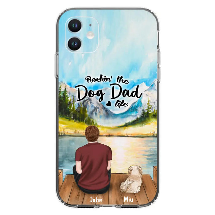 Personalized Pet Mom/Dad Phone Case - Chubby or Slim with up to 7 Pets